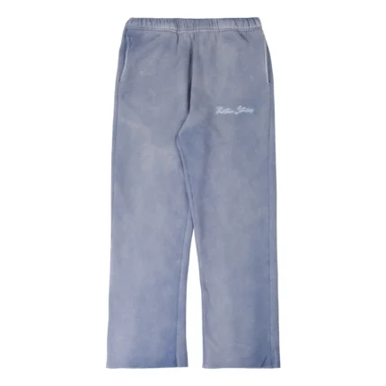 Thirteen Studios Logo Sweatpants Faded Baby Blue