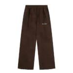 Thirteen Studios Embroidered Logo Relaxed Sweatpant Brown
