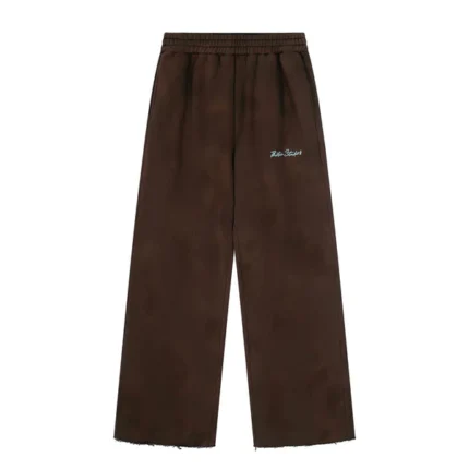 Thirteen Studios Embroidered Logo Relaxed Sweatpant Brown